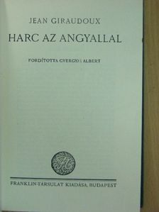 Jean Giraudoux - Harc az angyallal [antikvár]