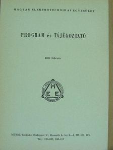 Program és tájékoztató 1987. február [antikvár]