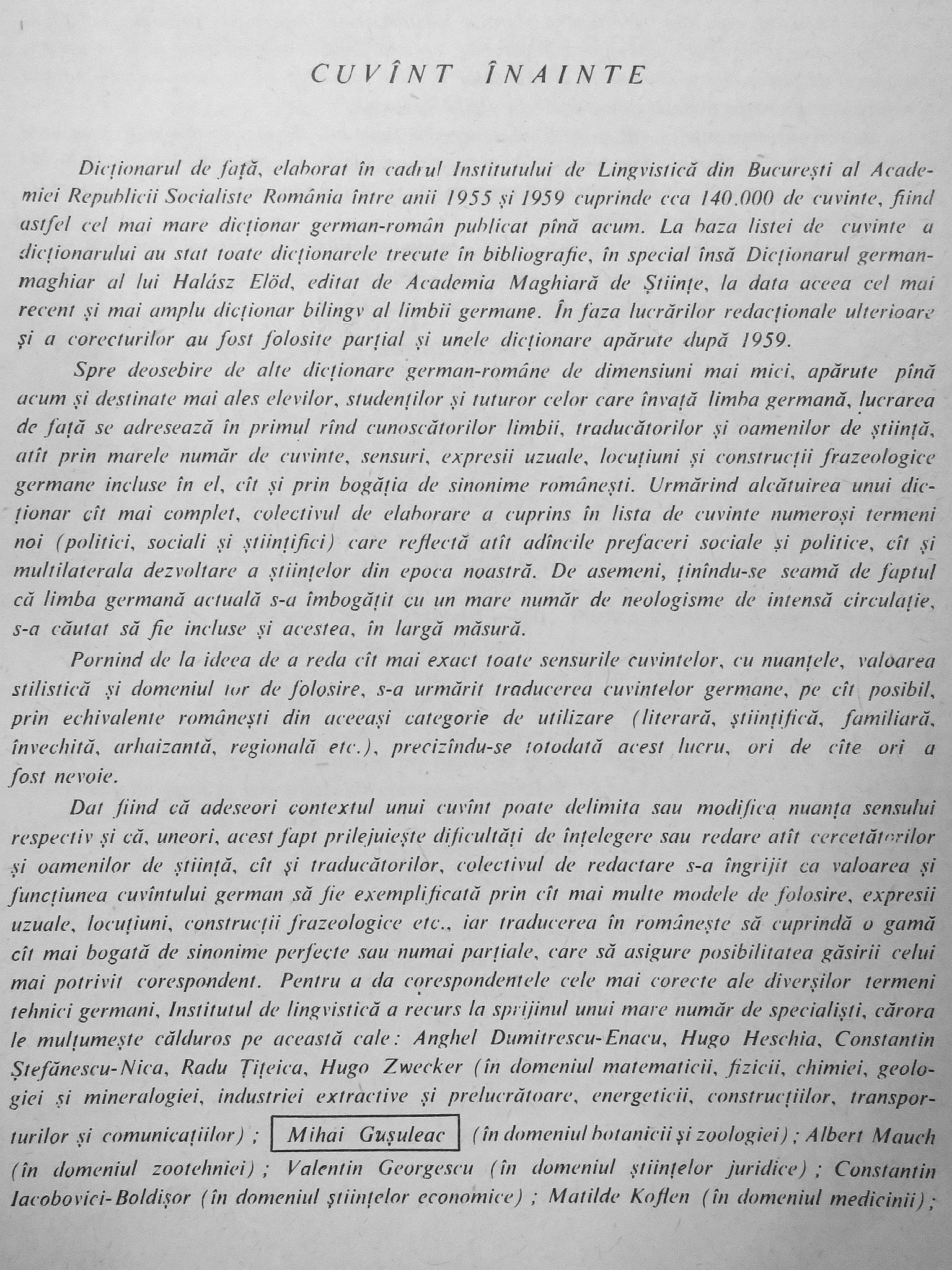 Dictionar German-Roman [antikvár]