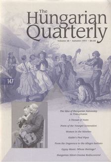 Miklós Vajda (ed.) - The Hungarian Quarterly Volume 38 - Autumn 1997 [antikvár]