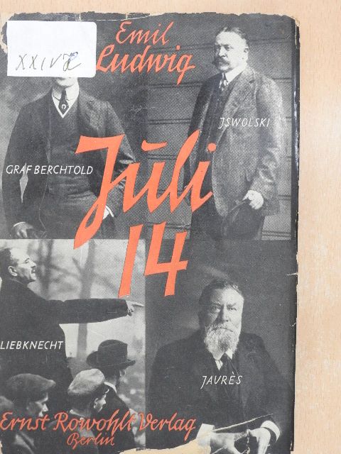 Emil Ludwig - Juli 14 [antikvár]
