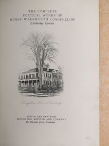 Henry Wadsworth Longfellow - The Complete Poetical Works of Henry Wadsworth Longfellow [antikvár]