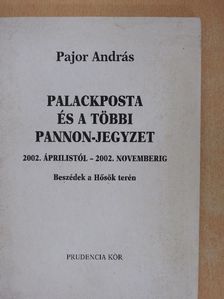 Pajor András - Palackposta és a többi Pannon-jegyzet [antikvár]