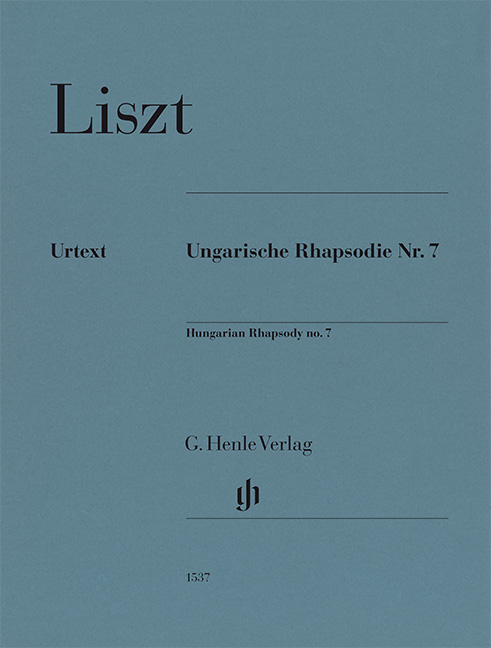 LISZT - UNGARISCHE RHAPSODIE NR. 7 URTEXT