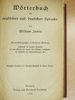 William James - Wörterbuch der englischen und deutschen Sprache [antikvár]