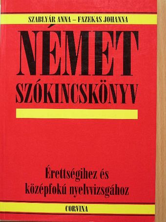 Fazekas Johanna - Német szókincskönyv [antikvár]