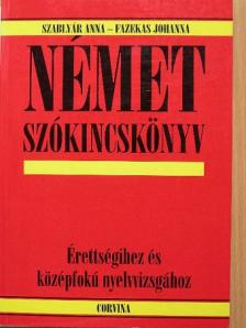 Fazekas Johanna - Német szókincskönyv [antikvár]