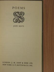 John Keats - Poems [antikvár]