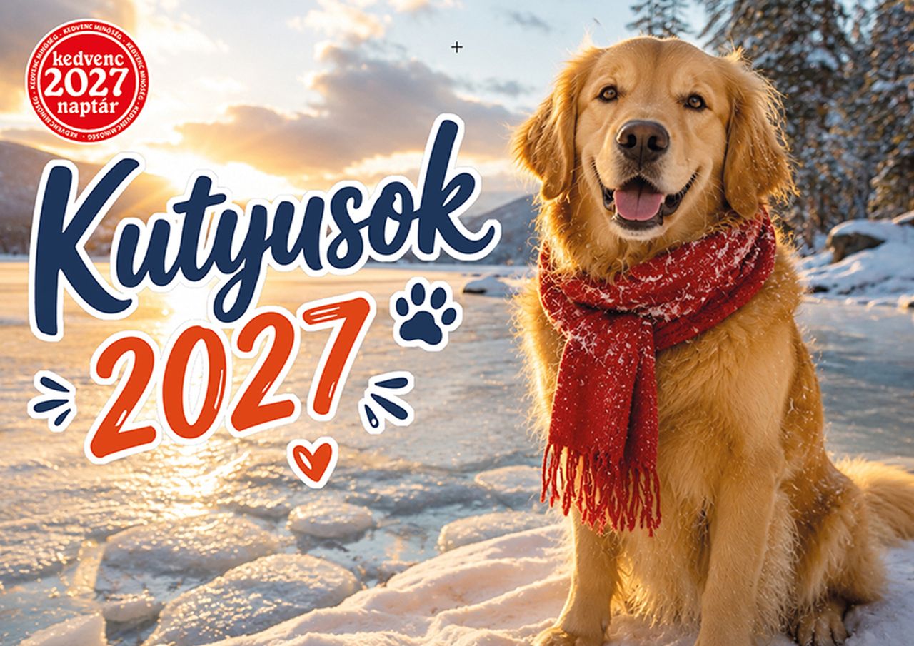 Kedvenc Naptár 2027 Kutyusok