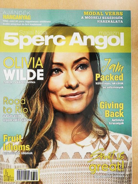 Szalai Nóra - 5 perc Angol magazin 2016. augusztus [antikvár]