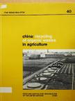 China: Recycling of organic wastes in agriculture [antikvár]