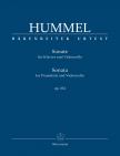 HUMMEL - SONATE FÜR KLAVIER UND VIOLONCELLO OP.104