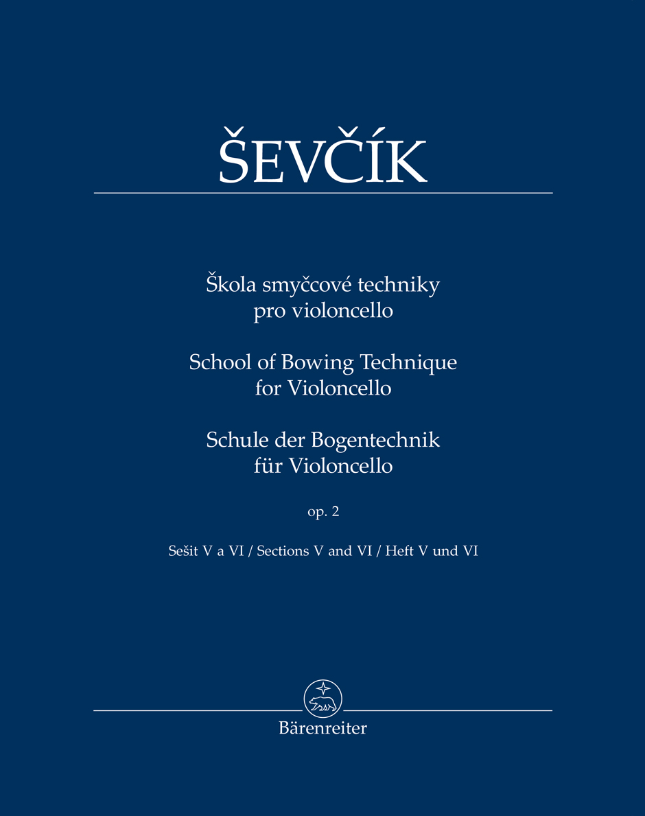 SEVCIK - SCHULE DER BOGENTECHNIK FÜR VIOLONCERLLO OP. 2 HEFT V UND VI