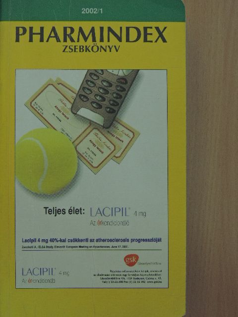 Dr. Biró Orsolya - Pharmindex Zsebkönyv 2002/1. [antikvár]