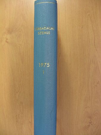 Aggod József - Társadalmi Szemle 1975. I. félév [antikvár]
