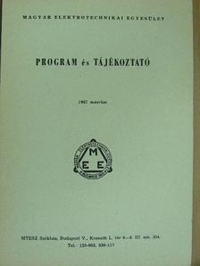 Program és tájékoztató 1987. március [antikvár]