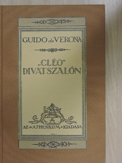 Guido Da Verona - "Cléo" divatszalón [antikvár]
