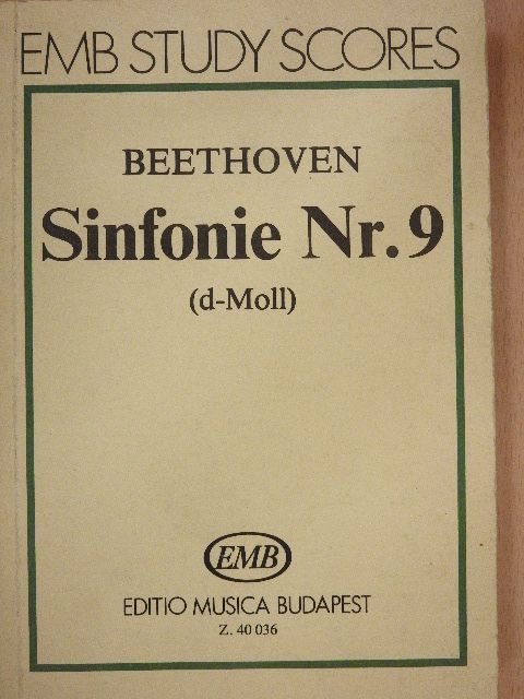 Ludwig von Beethoven - Sinfonie Nr. 9 [antikvár]
