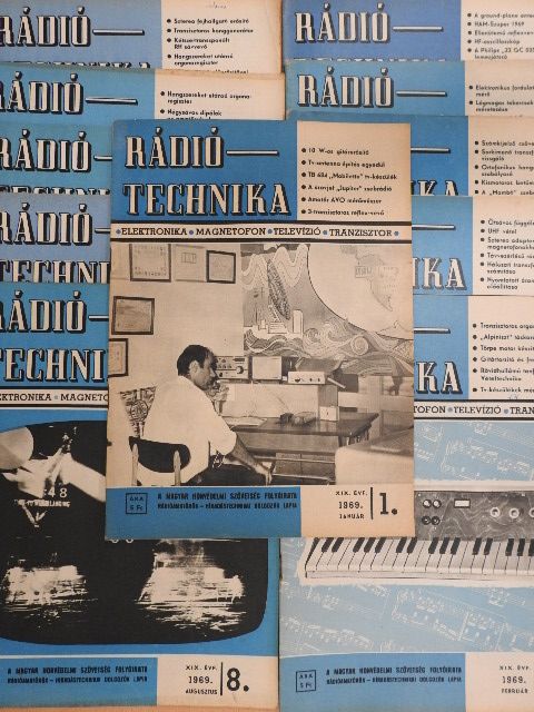Bóta Géza - Rádiótechnika 1969. (nem teljes évfolyam) [antikvár]