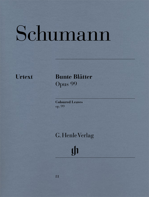 Schumann, Robert - BUNTE BLAETTER OP.99 FÜR KLAVIER URTEXT (BOETTICHER/LAMPE)