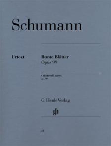 Schumann, Robert - BUNTE BLAETTER OP.99 FÜR KLAVIER URTEXT (BOETTICHER/LAMPE)