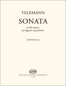 TELEMANN - SONATA IN MI MINORE PER FAGOTTO E PIANOFORTE (OROMSZEGI OTTÓ)