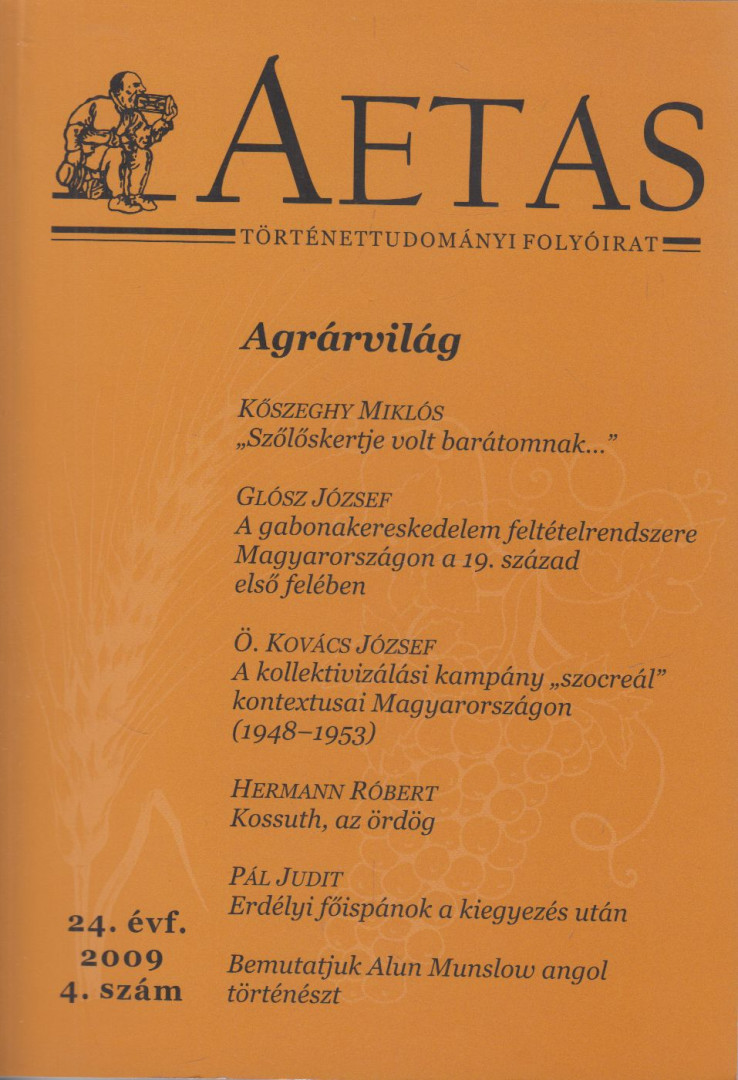 Deák Ágnes - Aetas 2009/4. [antikvár]