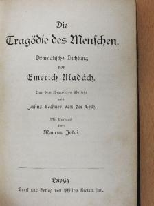 Emerich Madách - Die Tragödie des Menschen (gótbetűs) [antikvár]
