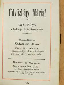 Zádori ev. János - Üdvözlégy Mária! [antikvár]