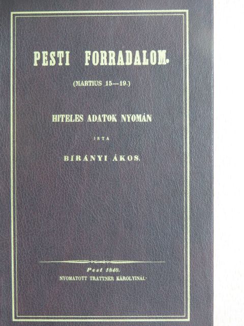 Birányi Ákos - Pesti forradalom [antikvár]