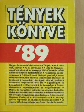 Ambrózy Pál - Tények könyve '89 [antikvár]