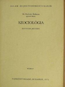 Dr. Kulcsár Kálmán - Szociológia [antikvár]