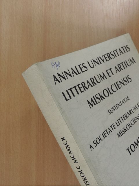 Büky Béla - Annales Universitatis Litterarum et Artium Miskolciensis Tomus II. [antikvár]