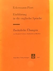 Eckermann - Einführung in die englische Sprache [antikvár]