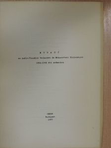 Mutató az Audio-Vizuális Technikai és Módszertani Közlemények 1964-1966 évi számaihoz [antikvár]