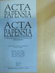 Barna Gábor - Acta Papensia 2002/1-4. szám [antikvár]