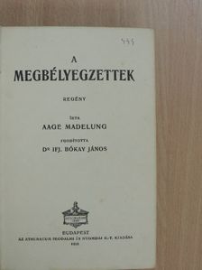Aage Madelung - A megbélyegzettek [antikvár]