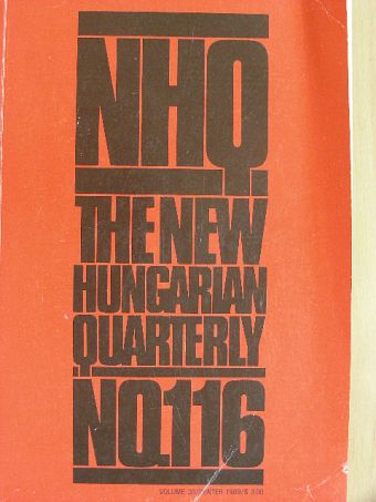 Andorka Rudolf - The New Hungarian Quarterly Winter 1989 [antikvár]