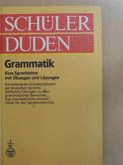 Schülerduden Grammatik [antikvár]