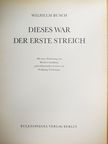 Wilhelm Busch - Dieses War Der Erste Streich [antikvár]