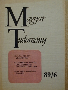 Berend T. Iván - Magyar Tudomány 1989. június [antikvár]