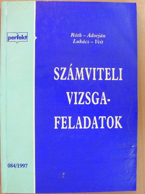 Dr. Adorján Csaba - Számviteli vizsgafeladatok [antikvár]