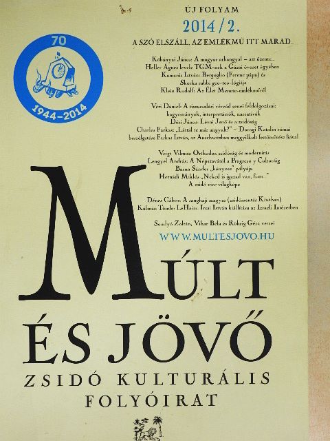 Berkó Sándor - Múlt és Jövő 2014/2. [antikvár]