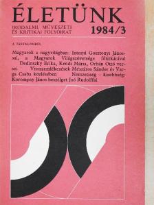 Dedinszky Erika - Életünk 1984. március [antikvár]
