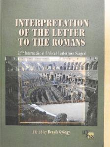 Interpretation of the Letter to the Romans [antikvár]