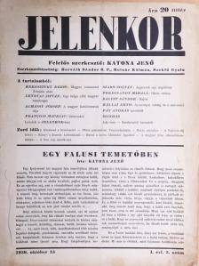 Bálint Sándor - Jelenkor 1939. október 15. [antikvár]