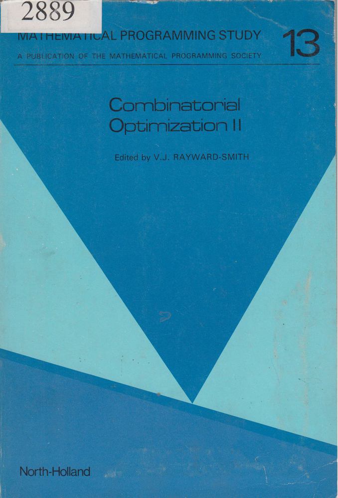 V. J. Rayward-Smith - Combinatorial Optimization II [antikvár]