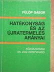 Fülöp Gábor - Hatékonyság és az újratermelés arányai [antikvár]