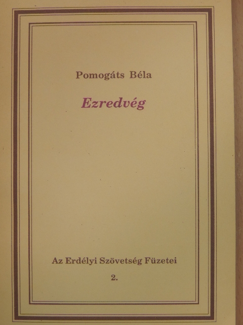 Pomogáts Béla - Ezredvég [antikvár]