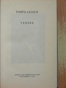Tompa László - Versek [antikvár]